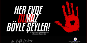 BAŞKAN ERYILMAZ’IN KADINA YÖNELİK ŞİDDETE KARŞI ULUSLARARASI MÜCADELE GÜNÜ MESAJI