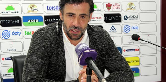 Hatayspor – D.G. Sivasspor maçının ardından