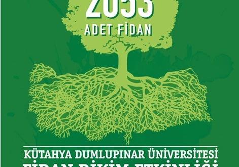 DPÜ, Hatay için 2 Bin 53 fidan dikecek