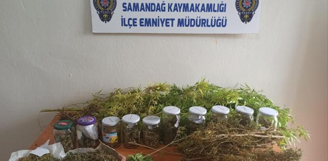 Samandağ’da uyuşturucu operasyonu: 1 gözaltı