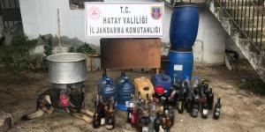 Hatay’da kaçak içki operasyonu