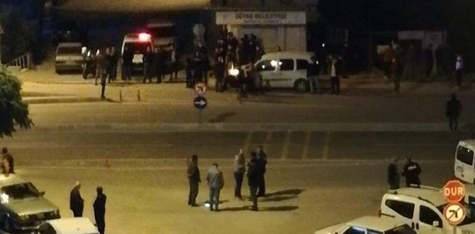 Hatay’da silahlı kavga