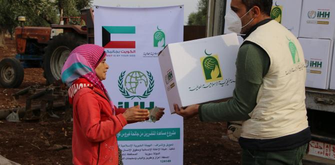 Suriye’de 8 bin adet gıda kolisi dağıtıldı