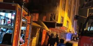 Apartmanda yangın paniği