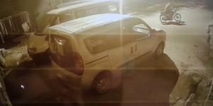 Motosiklet hırsızı güvenlik kamerasında