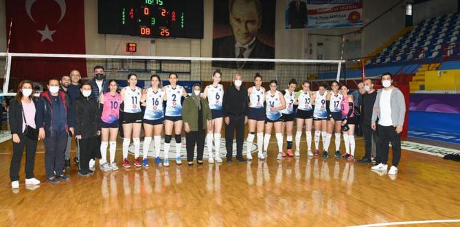 ANTAKYA BELEDİYESİ GSK KADIN VOLEYBOL TAKIMINDAN GALİBİYET
