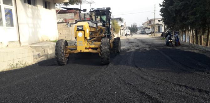 ANTAKYA BELEDİYESİ’NİN;   ULAŞIMDAKİ KONFORU ARTTIRMAK İÇİN ASFALT ÇALIŞMALARI SÜRÜYOR