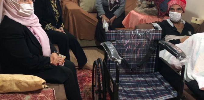 Tekerlekli sandalye hediyesi