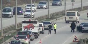 Hatay’da drone destekli trafik denetimi