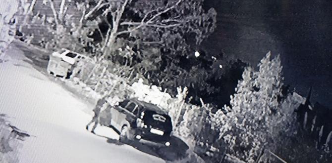 Hatay’da araç kundaklama anı güvenlik kamerasında