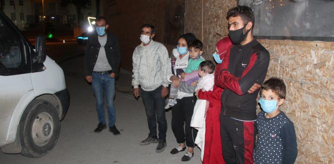 Sokağa çıkma kısıtlamasında dışarı çıkan aile cezadan kaçamadı