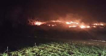 Hatay’da tarihi turistik bölgede yangın
