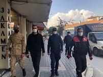 Hatay’da güvenlik güçlerinden maske denetimi
