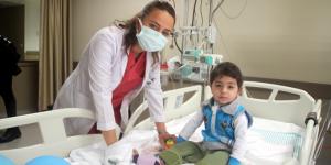 Devletin şefkati minik İlayda’yı ayaklandırdı