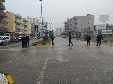 Reyhanlı’da kısıtlama denetimi