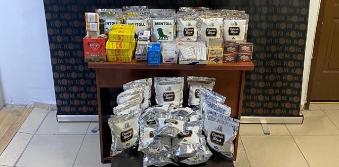 Gümrük kaçağı makaron operasyonu