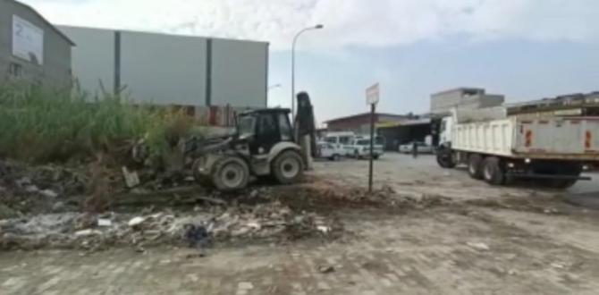 YENİ SANAYİ SİTESİ’NDE TEMİZLİK ÇALIŞMALARI