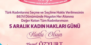 Özyurt’tan 5 Aralık mesajı