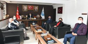 BAŞKAN YILMAZ, BAŞKAN YARDIMCILARI İLE COVİD KONULU TOPLANTI YAPTI