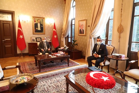 Yılmazer’den Vali Doğan’a ziyaret