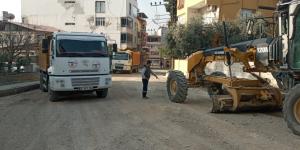 BELEDİYE EKİPLERİNCE İLÇE GENELİNDE ÇALIŞMALAR DEVAM EDİYOR