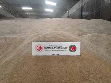 Hatay’da genetiği değiştirilmiş 5 bin ton pirinç ele geçirildi