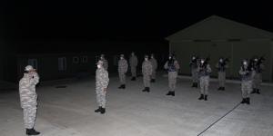 Hudut Kartalları yeni yıla görevleri başında girdi