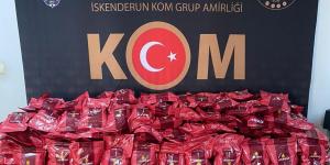 Hatay’da 360 kilo kaçak nargile tütünü ele geçirildi