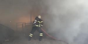 Samandağ’da saman yangını