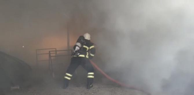 Samandağ’da saman yangını