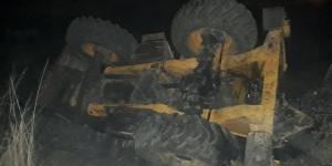 Hatay’da yük treni iş makinasına çarptı: 1 yaralı