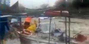 Hatay’da sağanak balıkçı teknelerine zarar verdi