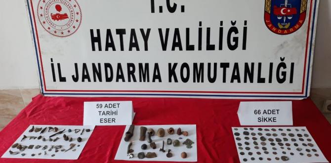 Hatay’da tarihi eser operasyonu