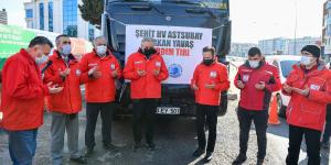 Tuzla’dan Cinderesi mağdurlarına 163’üncü tır yola çıktı