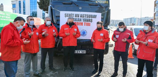 Tuzla’dan Cinderesi mağdurlarına 163’üncü tır yola çıktı