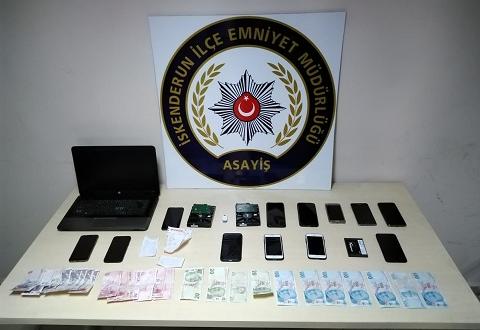 Hatay’da yasa dışı bahis operasyonu: 9 gözaltı