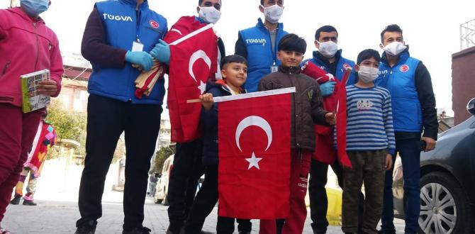 Antakya Belediyesi ve TÜGVA İş Birliği ile ÇOCUKLARLA KÜÇÜK MUTLULUKLAR PAYLAŞILDI