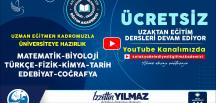 ANTAKYA BELEDİYESİNİN ÜNİVERSİTEYE HAZIRLIK KURSLARI YOUTUBE KANALINDA DEVAM EDİYOR