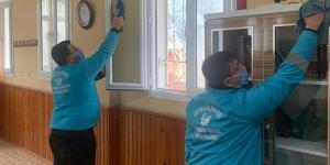 İBADETHANELERDE TEMİZLİK ÇALIŞMALARI TİTİZLİKLE YÜRÜTÜLÜYOR