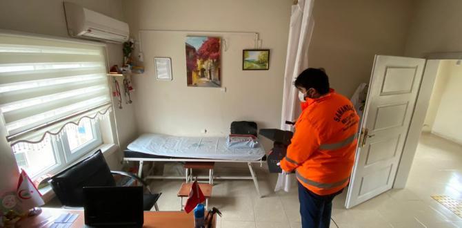 SAMANDAĞ’DA DEZENFEKTE ÇALIŞMALARI ARALIKSIZ SÜRÜYOR