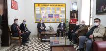 Vali Doğan İskenderun Gazeteciler Cemiyeti’ni Ziyaret Etti