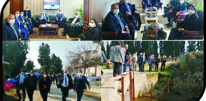 Çelik, Gülen ve Yılmaz Antakya’da istişarelerini sürdürdü 