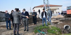 BAŞKAN YAVUZ HİZMETLERİ YERİNDE İNCELEMEYE DEVAM EDİYOR