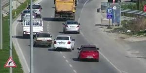 Trafikte makas atan sürücü KGYS’ye yakalandı