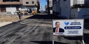 ANTAKYA BELEDİYESİ ANTAKYA’YI ASFALTLA BULUŞTURMAYA DEVAM EDİYOR