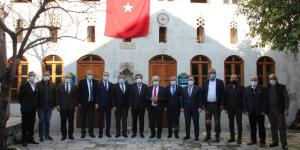 AK PARTİ HEYETİNDEN ANTAKYA BELEDİYESİ EL SANATLARI MÜZESİNE ZİYARET