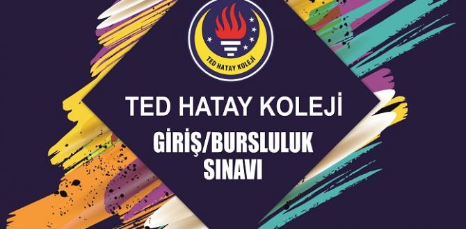 TED Hatay’dan bursluluk sınavı