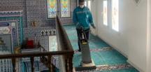 İBADETHANELERDE TEMİZLİK ÇALIŞMALARI TİTİZLİKLE YÜRÜTÜLÜYOR