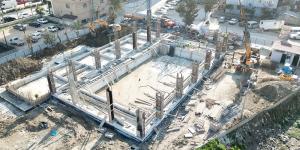 ANTAKYA YARI OLİMPİK YÜZME HAVUZU’NUN DİREKLERİ YÜKSELİYOR