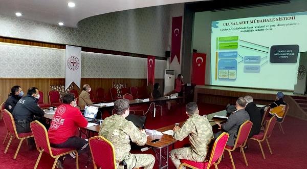 Hatay’da afet müdahale planı toplantısı düzenlendi